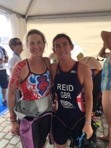 Former World Champion visually Impaired triathlete Melissa Reid is a great friend and mentor. Happy To help her have a successful race this week! 