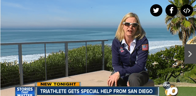 ABC San Diego-Paratriathlete talks to 10News about her motivation